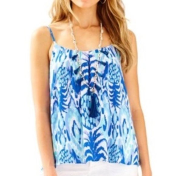 Lilly Pulitzer Tyne Top - Picture 1 of 9